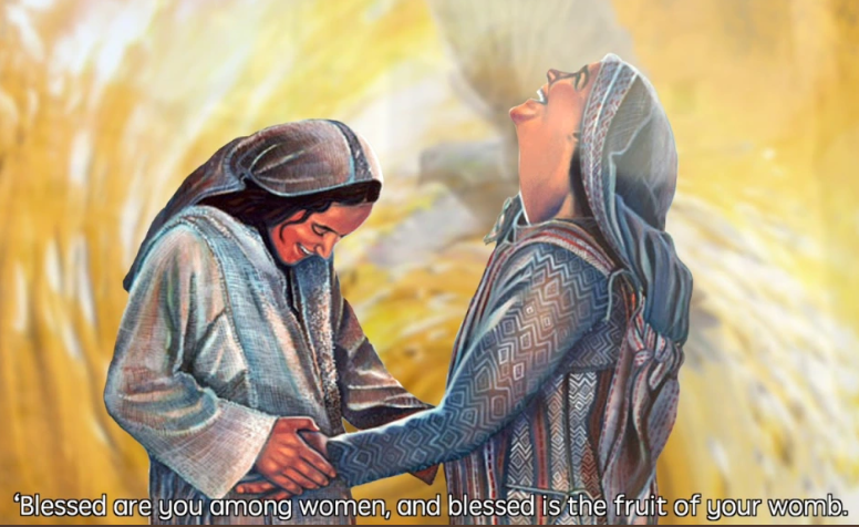 Maria mengunjungi Elizabeth